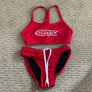 lifeguard bikini set